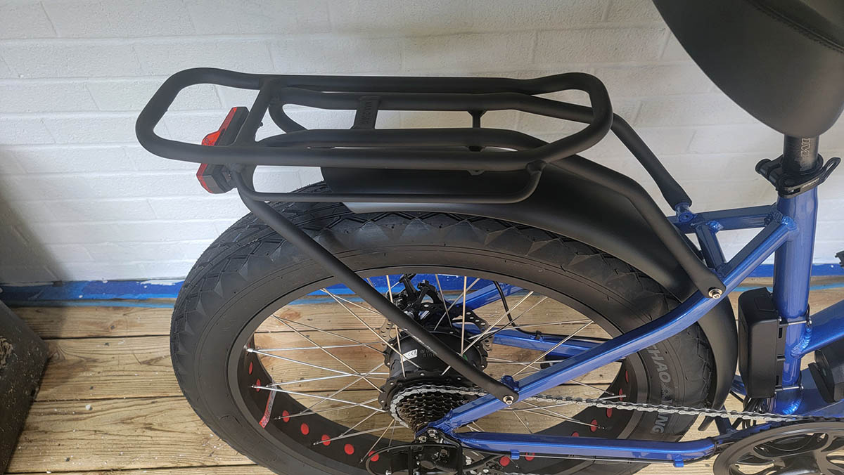 Blue Kill Devil E Bike Rear Wheel Rack